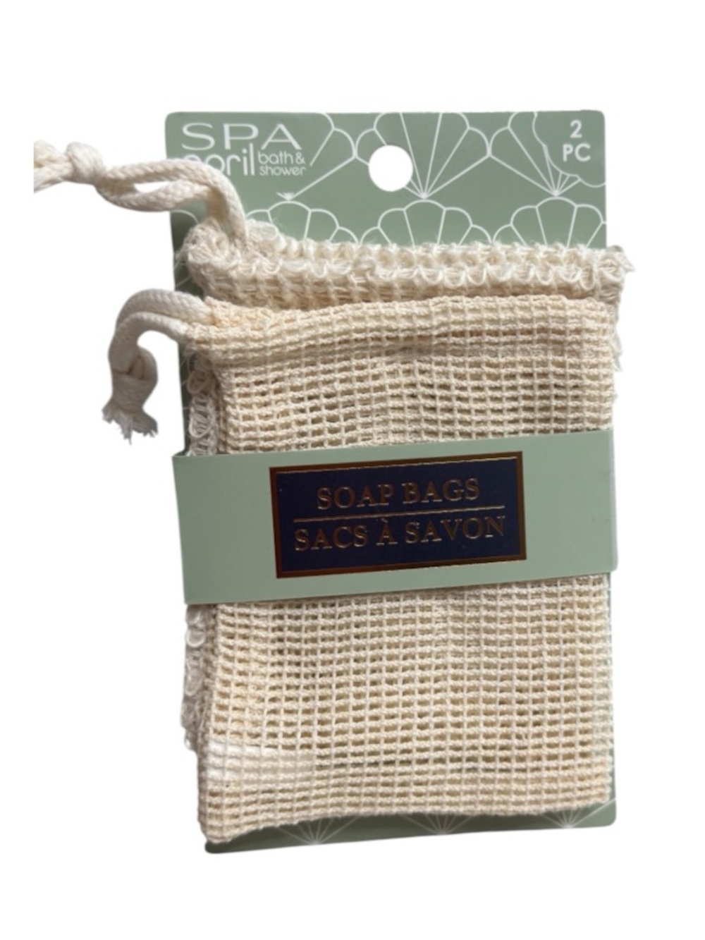 Spa April Bath & Shower Soap Bags 2-Piece Set - NWT🧽🧼